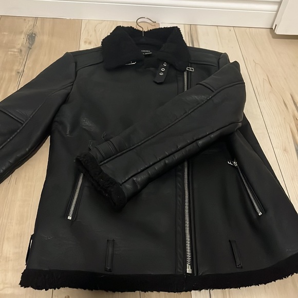 Forever 21 faux leather moto jacket 💫💫 - Picture 12 of 16